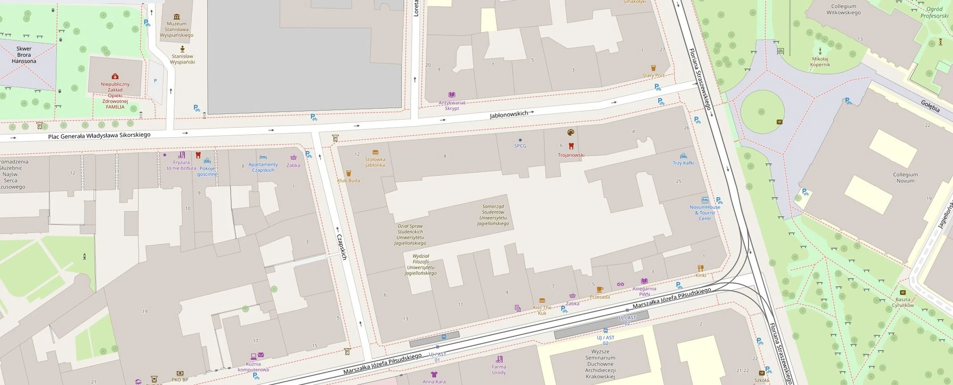 mapa - lokalizacja Klubu Buda